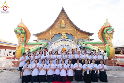 ภาพ No.210641:วันพฤหัสบดีที่ 13 มีนาคม พ.ศ. 2568  สมโภชพระประธานอุโบสถวัดป่าอุบลแก้ว จังหวัดอุบลราชธานี