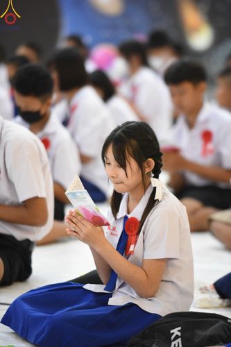 ภาพ No.102305:วันรวมพลังเด็กดี ผู้นำฟื้นฟูศีลธรรมโลก จังหวัดสระบุรี ณ ห้างทวีกิจคอมเพล็กซ์  อ.เมือง จ.สระบุรี วันพุธที่ 13 ธันวาคม พ.ศ. 2566