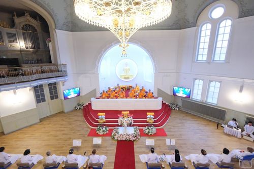 ภาพ No.92651:พิธีทอดกฐินวัดพระธรรมกายนอร์ธสวีเดน เพื่อปฏิสังขรณ์ ซ่อมแซมประตูและหน้าต่าง วันเสาร์ที่ 4 พฤศจิกายน พ.ศ. 2566 ณ เมือง แยฟเล่ ประเทศสวีเดน