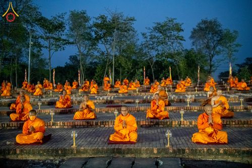 ภาพ No.210455:วันเสาร์ที่ 8 มีนาคม พ.ศ. 2568 พิธีจุดประทีป โครงการบรรพชาสามเณรชาวเนปาล 500 รูป ณ ชาตสถานอุทยานลุมพินีวัน ที่ประสูติขององค์สมเด็จพระสัมมาสัมพุทธเจ้า ลุมพินี ประเทศเนปาล