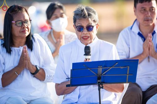 ภาพ No.211891:วันจันทร์ที่ 17 มีนาคม พ.ศ. 2568 พิธีตักบาตรพระกว่า 300 รูป ฉลองพิธีประดิษฐานพระบรมสารีริกธาตุ ณ ปทุมเจดีย์ เจดีย์พระพุทธเจ้า 5 พระองค์ ศูนย์อบรมเยาวชนปัตตานี บ้านโคกดีปลี ตำบลตุยง อำเภอหนองจิก จังหวัดปัตตานี