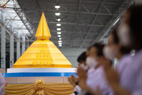 ภาพ No.76907:พิธีบูชาข้าวพระ ในวันมาฆบูชา อาทิตย์ต้นเดือนที่ 6 มีนาคม พ.ศ. 2566 ณ วัดพระธรรมกาย จ.ปทุมธานี