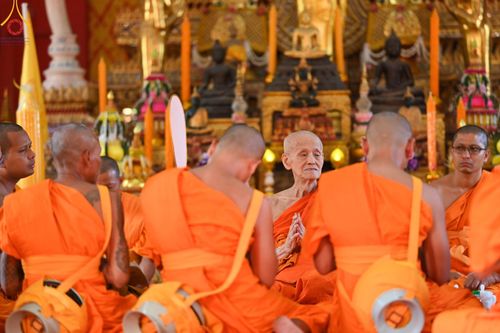 ภาพ No.101111:พิธีอุปสมบทหมู่ ในโครงการอุปสมบทบูชาธรรม มหาปูชนียาจารย์ พ.ศ. 2566 ณ วัดท่าเกวียน อำเภอพนมสารคาม จังหวัดฉะเชิงเทรา วันที่ 5 ธันวาคม พ.ศ. 2566