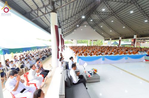 ภาพ No.230505:วันอาทิตย์ที่ 29 มิถุนายน พ.ศ. 2568  งานสัมมนาคณะสงฆ์จังหวัดอำนาจเจริญ โครงการกฐินสามัคคีทั่วไทย 30,000 วัด บูชาธรรม 81 ปี หลวงพ่อธัมมชโย และพิธีถวายสังฆทาน 409 วัด ครบรอบ 9 ปี ณ ธุดงคสถานอำนาจเจริญ