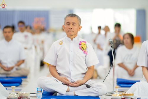 ภาพ No.241780:วันเสาร์ที่ 23 สิงหาคม พ.ศ. 2568 ปฐมผ้าป่าสถาปนาองค์พระเจดีย์ "ซื้อดินปรับพื้นที่ลานธรรม รองรับองค์พระเจดีย์เพื่อสร้างสันติภาพโลก" ณ ศูนย์ปฏิบัติธรรมระยอง (บ้านช่องลม)