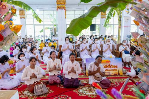 ภาพ No.91866:พิธีทอดกฐินสามัคคีทั่วไทย  ณ วัดบัวทอง  ต.บ้านปทุม อ.สามโคก จ.ปทุมธานี วันจันทร์ที่ 30 ตุลาคม พ.ศ. 2566