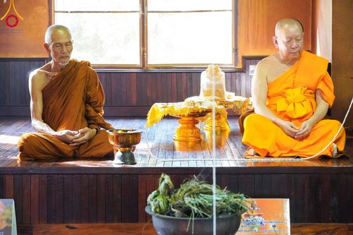 ภาพ No.98206:พิธีทอดกฐินสมทบวัดกัลยาณมิตร วัดป่าพระทัมเทพวง สปป.ลาว หลวงปู่สุวันคำ จันทสาโร วันที่ 23 พฤศจิกายน พ.ศ. 2566