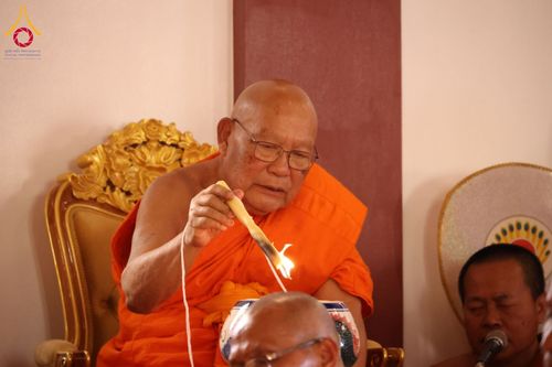 ภาพ No.61559:พิธีตัดลูกนิมิตผูกพัทธสีมา อุโบสถจิตตะอริยศุภกุล วันพฤหัสบดีที่ ๑๘ เมษายน พ.ศ.๒๕๖๗ ณ วัดกิ่วลม ตำบลบ่อหลวง อำเภอฮอด จังหวัดเชียงใหม่