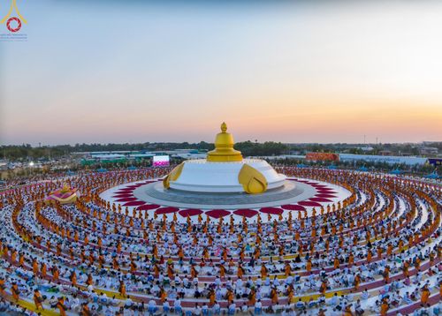 ภาพ No.116738:พิธีต้อนรับพระธรรมยาตรา ปีที่ 12 ณ อนุสรณ์สถานบางปลา จ.นครปฐม วันที่ 21 มกราคม พ.ศ. 2567