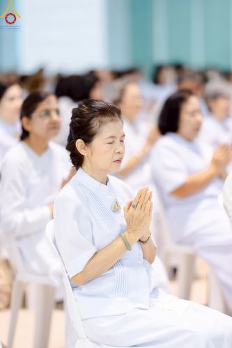 ภาพ No.222884:วันอาทิตย์ต้นเดือนที่ 4 พฤษภาคม พ.ศ. 2568 พิธีบูชาข้าวพระ ณ สภาธรรมกายสากล วัดพระธรรมกาย