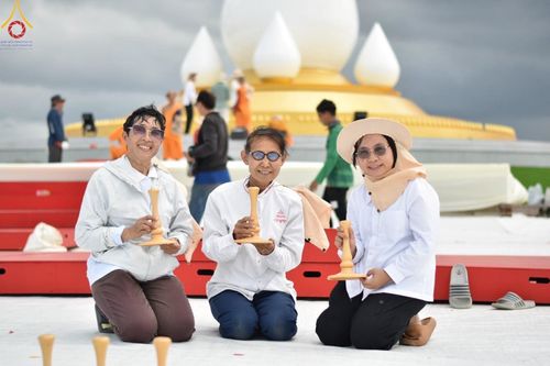 ภาพ No.211258:วันเสาร์ที่ 15 มีนาคม พ.ศ. 2568  การเตรียมงานของเจ้าหน้าที่ เพื่องานฉลองปทุมเจดีย์ ณ ศูนย์อบรมเยาวชนปัตตานี