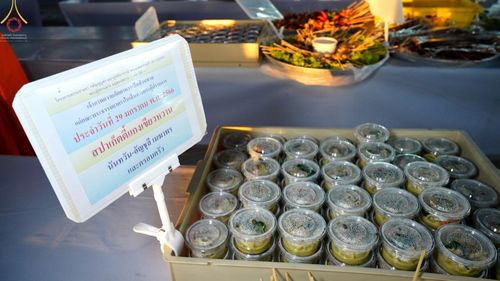 ภาพ No.74977:พิธีถวายภัตตาหารเป็นสังฆทาน แด่คณะพระธรรมยาตราฯ ในโครงการธรรมยาตรากตัญญูบูชา มหาปูชนียาจารย์ พระมงคลเทพมุนี(สด จนฺทสโร) พระผู้ปราบมาร อนุสรณ์สถาน 7 แห่ง ปีที่ 11 วันที่ 29 มกราคม พ.ศ. 2566