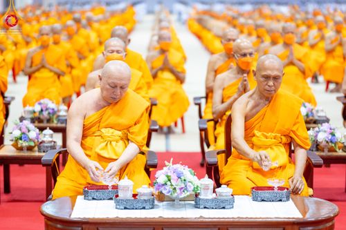 ภาพ No.90677:พิธีบำเพ็ญกุศลสวดพระอภิธรรม อุบาสกถาวร พรหมถาวร (อุบาสกผู้ปั้นพระ) วันอาทิตย์ที่ 15 ตุลาคม พ.ศ. 2566 ณ ห้องแก้วสารพัดนึก 1 สภาธรรมกายสากล วัดพระธรรมกาย จ.ปทุมธานี