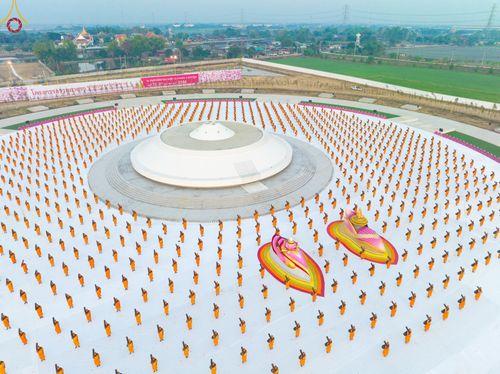 ภาพ No.74273:พุทธบุตรธรรมยาตรา ปฏิบัติธรรมและบันทึกภาพประวัติศาสตร์ ในโครงการธรรมยาตรากตัญญูบูชา มหาปูชนียาจารย์ พระมงคลเทพมุนี(สด จนฺทสโร) พระผู้ปราบมาร อนุสรณ์สถาน 7 แห่ง ปีที่ 11 ณ อนุสรณ์สถานบางปลา อ.บางเลน จ.นครปฐม วันที่ 23 มกราคม พ.ศ. 2566