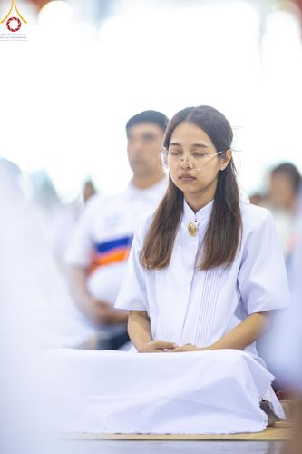 ภาพ No.205992:พิธีตักบาตร และ พิธีบูชาข้าวพระ ในวันอาทิตย์ต้นเดือน 2 กุมภาพันธ์ พ.ศ. 2568 ณ สภาธรรมกายสากล วัดพระธรรมกาย