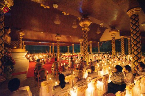 ภาพ No.210804:วันพฤหัสบดีที่ 13 มีนาคม พ.ศ. 2568  สมโภชพระประธานอุโบสถวัดป่าอุบลแก้ว จังหวัดอุบลราชธานี