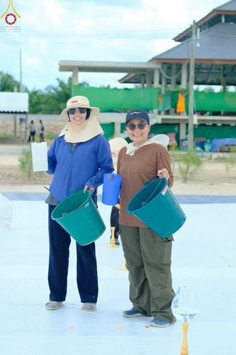 ภาพ No.211279:วันเสาร์ที่ 15 มีนาคม พ.ศ. 2568  การเตรียมงานของเจ้าหน้าที่ เพื่องานฉลองปทุมเจดีย์ ณ ศูนย์อบรมเยาวชนปัตตานี