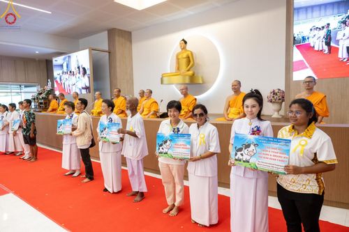 ภาพ No.148723:พิธีบุพเปตพลี, พิธีทอดผ้าป่า, พิธีไถ่ชีวิตโค 80 ตัว ให้ชีวิตสัตว์เป็นทาน ณ ศูนย์ปฎิบัติธรรมภาคใต้ อ.บางกล่ำ จ.สงขลา วันเสาร์ที่ 10 สิงหาคม พ.ศ. 2567