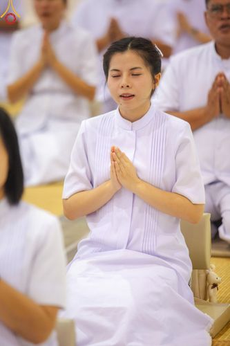 ภาพ No.151300:พิธีบูชาข้าวพระ ในวันอาทิตย์ต้นเดือน วันที่ 1 กันยายน พ.ศ. 2567 ณ สภาธรรมกายสากล วัดพระธรรมกาย