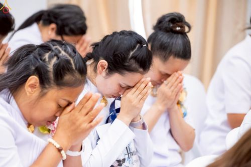 ภาพ No.234737:วันอาทิตย์ที่ 20 กรกฎาคม  พ.ศ.2568 พิธีทอดผ้าป่าภาคพื้นอเมริกา พิธีเจริญพระพุทธมนต์ ฉลองอาคารแก้วธรรมชัยรัตนอนันต์ วัดพระธรรมกายเทนเนสซี ประเทศสหรัฐอเมริกา