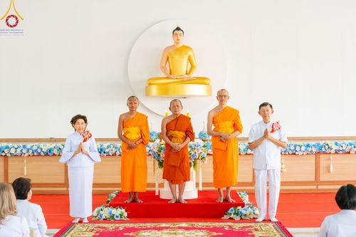 ภาพ No.310977:วันอาทิตย์ที่ 22 กุมภาพันธ์ พ.ศ. 2569 พิธีประดิษฐานพระประธาน “พระธรรมกาย” ณ ธุดงคสถานอำนาจเจริญ จังหวัดอำนาจเจริญ