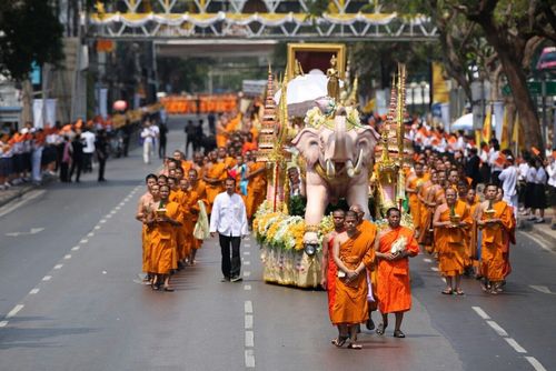ภาพ No.10813:พิธีพระราชทานเพลิงศพสมเด็จพระพุฒาจารย์ (เกี่ยว อุปเสโณ)