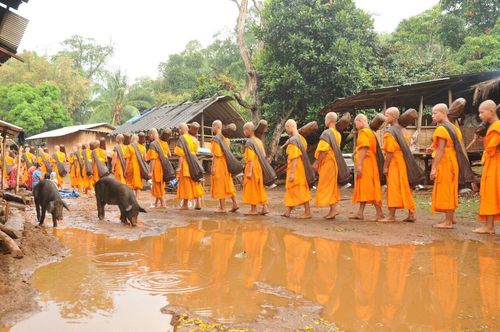 ภาพ No.11144: ธุดงค์อัญเชิญพระบรมธาตุประดิษฐาน ณ เจดีย์น้อยดอยสวรรค์ วัดแม่ขิง