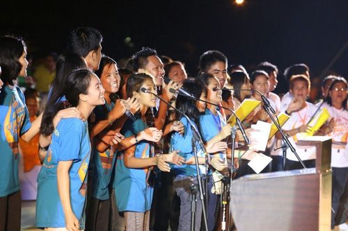 ภาพ No.11092:ประมวลภาพพิธีจุดประทีปเพื่อสันติภาพโลกครั้งที่ 2 ที่ประเทศฟิลิปปินส์