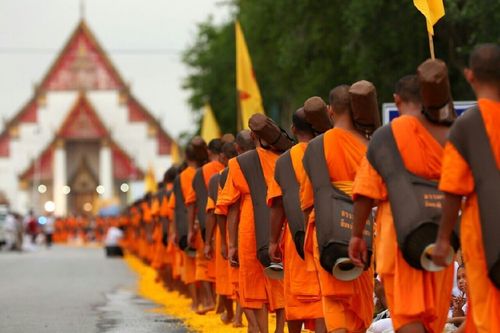 ภาพ No.11222:ประมวลภาพธุดงค์ธรรมชัยอัญเชิญพระบรมธาตุ วันที่ 7 พ.ค. 2557 จ.พระนครศรีอยุธยา