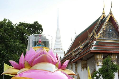 ภาพ No.11239:ประมวลภาพธุดงค์ธรรมชัยอัญเชิญพระบรมธาตุ วันที่ 7 พ.ค. 2557 จ.พระนครศรีอยุธยา