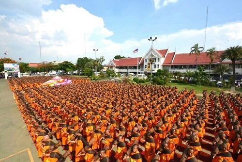 ประมวลภาพธุดงค์ธรรมชัยอัญเชิญพระบรมธาตุ วันที่ 8 พ.ค. 2557 จ.สระบุรี