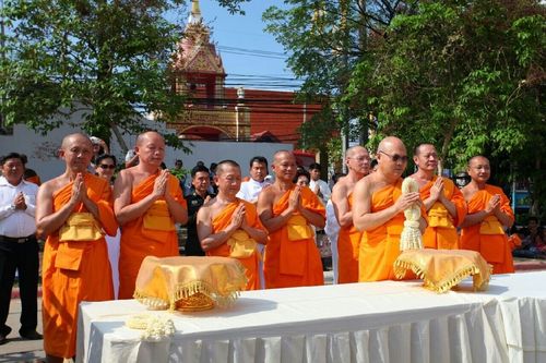 ภาพ No.11259:ประมวลภาพธุดงค์ธรรมชัยอัญเชิญพระบรมธาตุ วันที่ 8 พ.ค. 2557 จ.สระบุรี