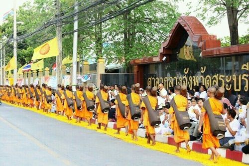 ภาพ No.11275:ประมวลภาพธุดงค์ธรรมชัยอัญเชิญพระบรมธาตุ วันที่ 8 พ.ค. 2557 จ.สระบุรี