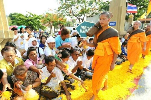 ภาพ No.11294:ประมวลภาพธุดงค์ธรรมชัยอัญเชิญพระบรมธาตุ วันที่ 8 พ.ค. 2557 จ.สระบุรี