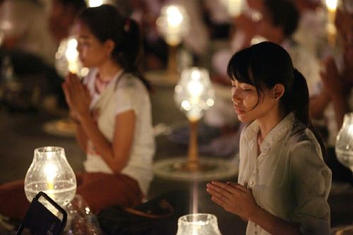 ภาพ No.11305:ประมวลภาพธุดงค์ธรรมชัยอัญเชิญพระบรมธาตุ วันที่ 8 พ.ค. 2557 จ.สระบุรี