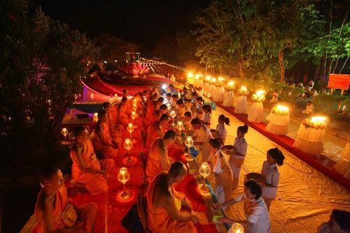 ภาพ No.11310:ประมวลภาพธุดงค์ธรรมชัยอัญเชิญพระบรมธาตุ วันที่ 8 พ.ค. 2557 จ.สระบุรี