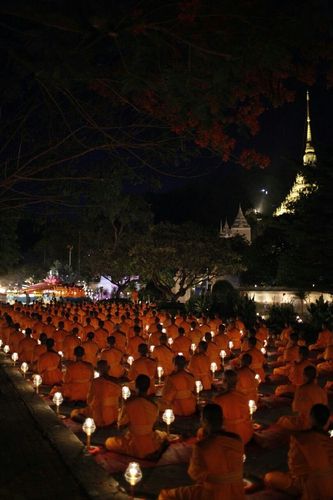 ภาพ No.11312:ประมวลภาพธุดงค์ธรรมชัยอัญเชิญพระบรมธาตุ วันที่ 8 พ.ค. 2557 จ.สระบุรี