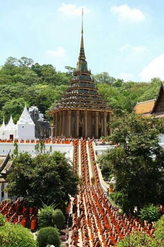 ภาพ No.11324:ประมวลภาพธุดงค์ธรรมชัยอัญเชิญพระบรมธาตุ วันที่ 8 พ.ค. 2557 จ.สระบุรี