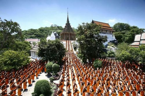 ภาพ No.11326:ประมวลภาพธุดงค์ธรรมชัยอัญเชิญพระบรมธาตุ วันที่ 8 พ.ค. 2557 จ.สระบุรี