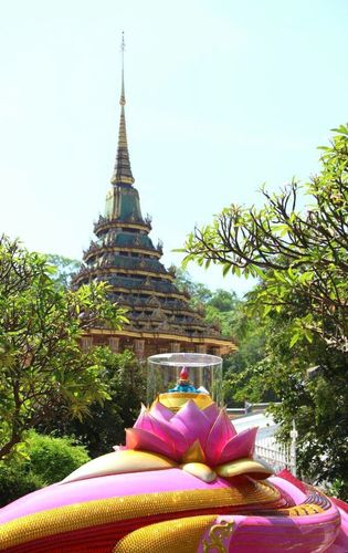 ภาพ No.11331:ประมวลภาพธุดงค์ธรรมชัยอัญเชิญพระบรมธาตุ วันที่ 8 พ.ค. 2557 จ.สระบุรี