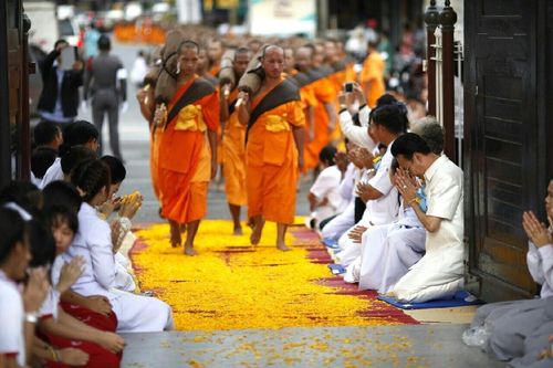 ภาพ No.11393:ประมวลภาพธุดงค์ธรรมชัยอัญเชิญพระบรมธาตุ วันที่ 9 พ.ค. 2557 จ.นครราชสีมา