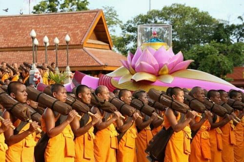 ภาพ No.11399:ประมวลภาพธุดงค์ธรรมชัยอัญเชิญพระบรมธาตุ วันที่ 9 พ.ค. 2557 จ.นครราชสีมา