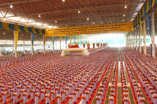 ภาพ No.36792:พิธีบรรพชา กล่าวคำขอบรรพชา และคล้องอังสะ