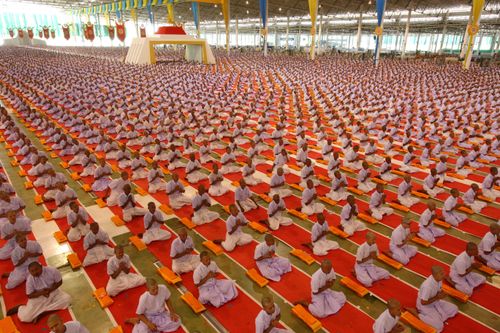 ภาพ No.36864:พิธีบรรพชา กล่าวคำขอบรรพชา และคล้องอังสะ