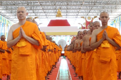 ภาพ No.36639:พิธีขอสรณคมน์และศีล ,พิธีขอนิสสัย