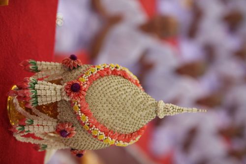 ภาพ No.36812:พิธีบรรพชา กล่าวคำขอบรรพชา และคล้องอังสะ