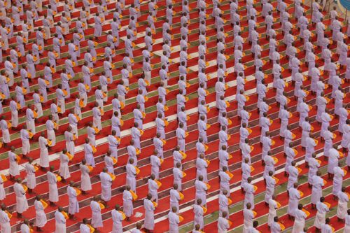 พิธีบรรพชา กล่าวคำขอบรรพชา และคล้องอังสะ