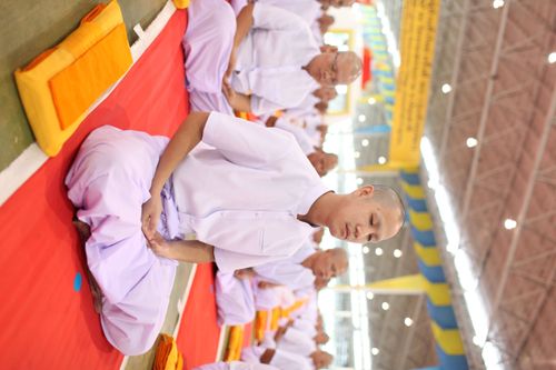 ภาพ No.36815:พิธีบรรพชา กล่าวคำขอบรรพชา และคล้องอังสะ