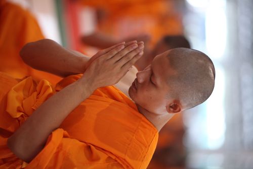 ภาพ No.36686:พิธีขอสรณคมน์และศีล ,พิธีขอนิสสัย