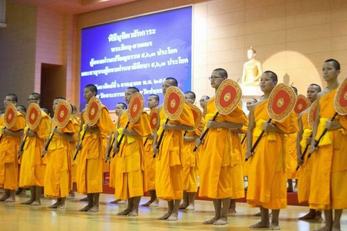 ภาพ No.11618:ประมวลภาพพิธีมุทิตาสักการะ ป.ธ.๙,๖,๓ บ.ศ.๙,๖,๓ และพิธีมอบดวงแก้วทรงบาลีไวยากรณ์